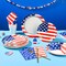 150Pcs American Flag Patriotic Plates Party Supplies 4th Of July Plates Napkins Disposable Independence Day Paper Plate for Veterans Day Election Day July 4 Independence Day Decor,Serves 50